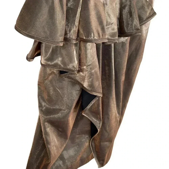 Cynthia Steffe NWT Black Gold Mini Dress - Picture 4 of 9